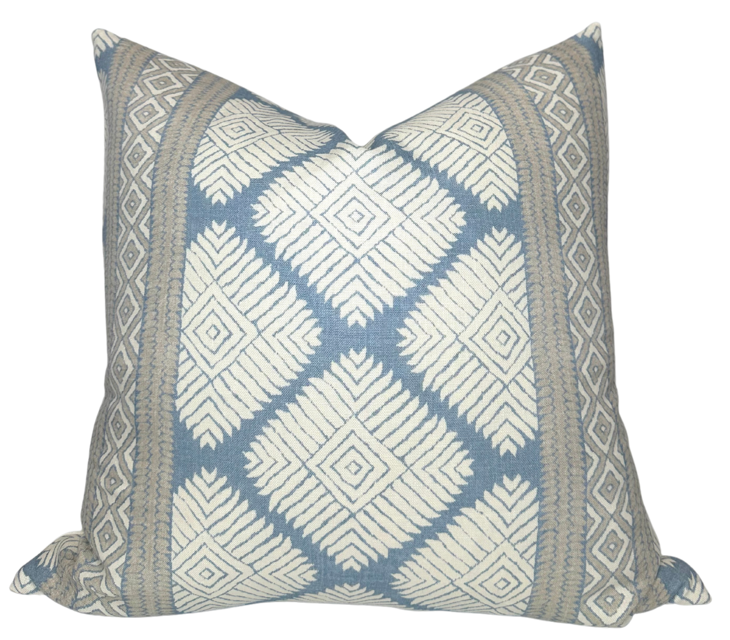 Austin Pillow Cover in Blue, Thibaut Pillows