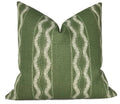 Zanzibar Pillow Cover in Green, Peter Dunham Textiles