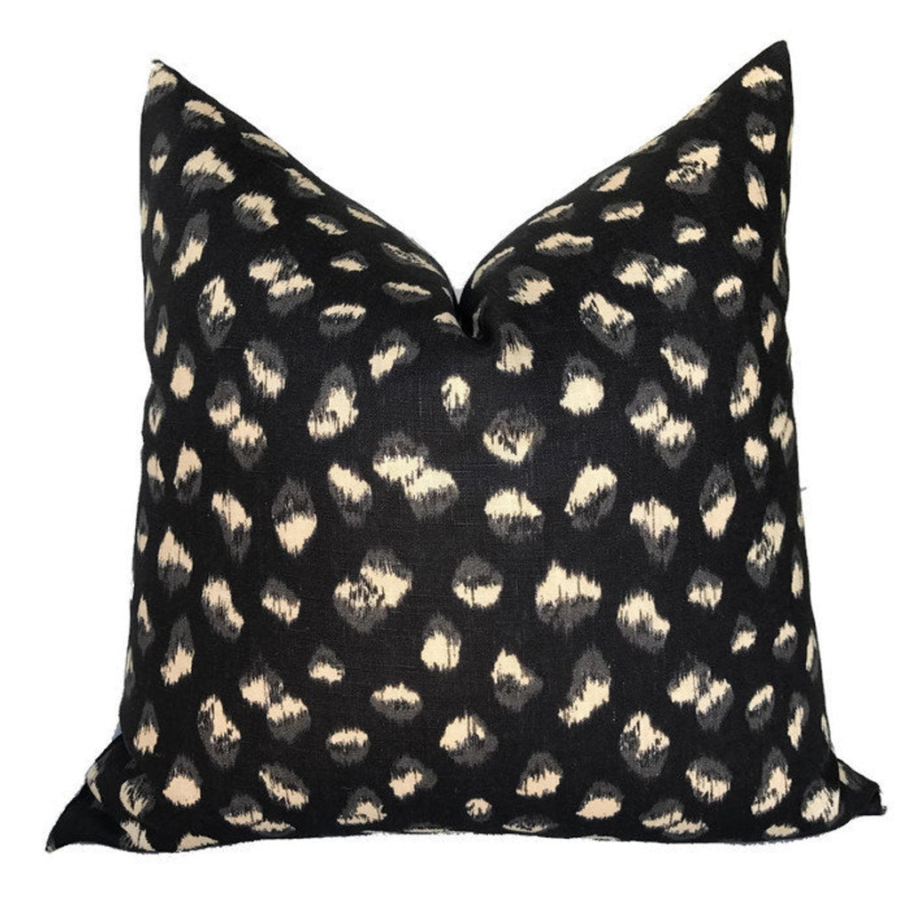 Feline Pillow Cover in Black, Kelly Wearstler Textiles