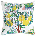 Citrus Garden Pillow Cover in Primary, Indoor Outdoor Pillows, Schumacher Textiles