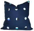 Joshua Tree Pillow Cover in Indigo Moons Blue, Schumacher Textiles