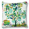 Citrus Garden Pillow Cover in Lime, Schumacher Textiles